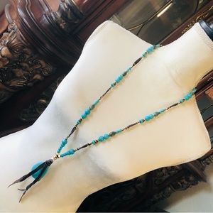 Nakamol howlite genuine pearl necklace and bracelet set